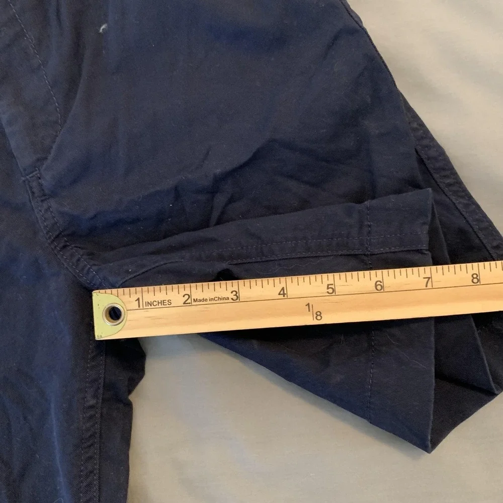 Gap Chino Shorts Boys 12 Blue Adjustable Waist Comfort‎ Stretch Twill Casual